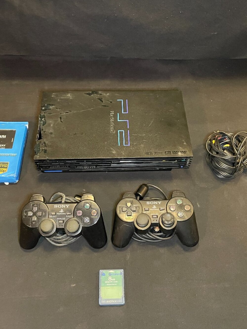 Ps2 Playstation 2 fat with controllers